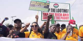 Nigerian workers start two-day nationwide protest Nigerian workers start two-day nationwide protest