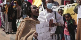 Self-defense training in Port Sudan for women