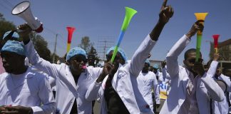 Kenyan hospital lays off 100 striking doctors