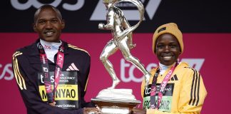 London Marathon: Women’s-only world record, Kenyan double victory