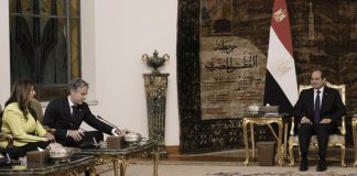 US Secretary of State Blinken arrives in Egypt