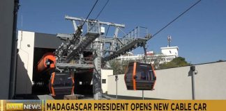 Madagascar’s capital launches cable cars to ease traffic jam